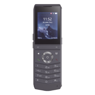 Teléfono IP Wi-Fi Portátil / Wi-Fi 6 Dual Banda / IP67 / Bluetooth 5.0 / Batería 1900 mAh / Pantalla 2.4»