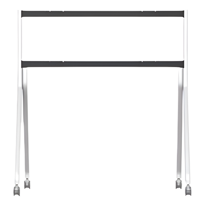 Soporte con ruedas / 95 kg capacidad / 1525x1302x764 mm / 5005x4276x2507 pies / VESA 800×400 y 600×400 / Acero al carbono