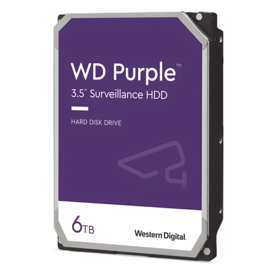 Disco Duro para Videovigilancia / 6 TB / SATA III 6 Gb/s / 5640 RPM / Caché 128 MB / 64 Cámaras / 3.5 Pulgadas