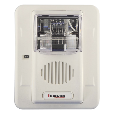 Sirena Estrobo / Intemperie / Montaje Muro / 75 cd / 16-33 VCC / 4.72′ x 5.75′ x 4.18′