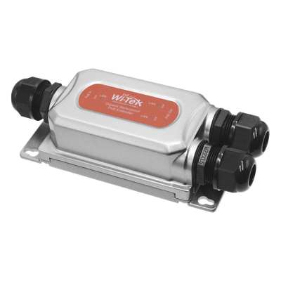 Extensor PoE para Exterior / Entrada 60W / 2 Salidas 30W / 3 Puertos Gigabit / IP68 / -40 a 80 °C (-40 a 176 °F)