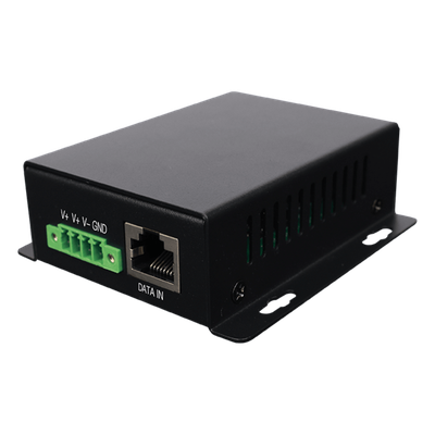 Inyector PoE Industrial / 24V Pasivo Gigabit / Entrada 9-32 Vcc / -20 a 70 °C / 24W / Compacto