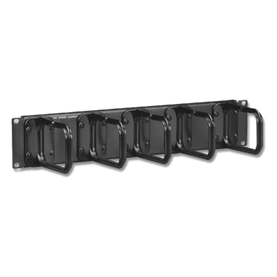 Organizador de Cable Horizontal / 2U / 5 Soportes / Montaje Aéreo / 19″
