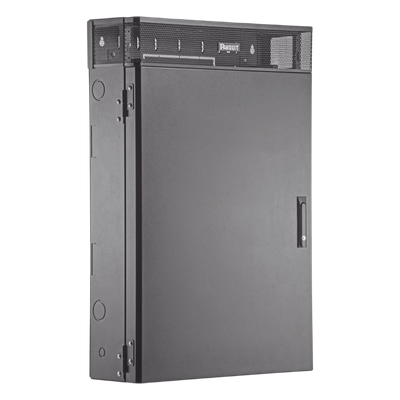 Gabinete de Montaje en Pared / 6 UR / 3 UR Activo + 3 UR Pasivo / Carga 90.72 kg (200 lbs) / Profundidad 9.5″ (241.3 mm) / Acero 16 Gauge / UL 2416