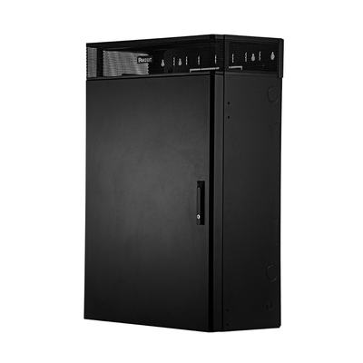 Gabinete de Montaje en Pared / 12 UR Totales / 6 UR Equipo Activo + 6 UR Pasivo / Carga 136.08 kg (300 lbs) / Acero Calibre 16 / UL 2416