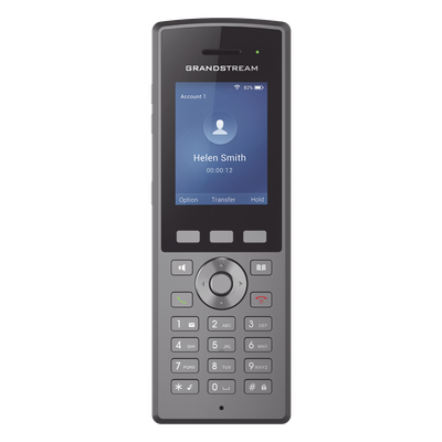 Teléfono IP Wi-Fi Portátil / Wi-Fi 5 Dual Band / Voz HD / IP67 / 8 Horas Conversación / Bluetooth / Pantalla 2.4 Pulgadas