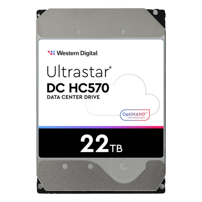 Disco Duro Data Center / 22 TB / 7200 RPM / SATA 6 Gb/s – SAS 12 Gb/s / HelioSeal / OptiNAND / 512 MB Buffer / 2.5M Horas MTBF