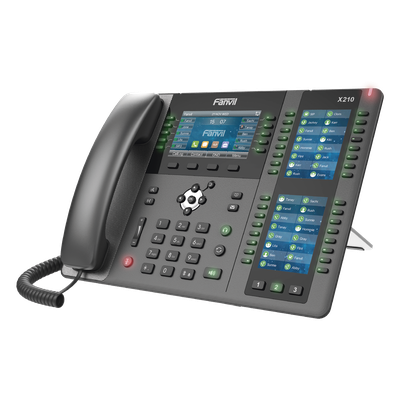 Teléfono IP / 20 Líneas SIP / Triple Pantalla Color / 106 Teclas DSS Programables / Bluetooth / PoE / Gigabit