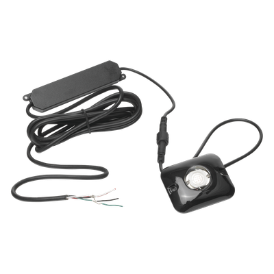 Estrobo LED Oculto / 1 LED 10W / 12 Patrones Programables / Voltaje Universal 10-24 VCC / Rojo / -40°C a 65°C (-40°F a 149°F)