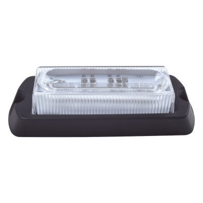 Luz Auxiliar Ultra Brillante / 8 LED Gen III / Azul/Claro / 10-30VCC / 25 Patrones / 4.7 x 1.8 x 0.9 in