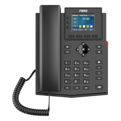 Teléfono IP Wi-Fi / 4 Líneas SIP / Pantalla LCD Color 2.4″ / Wi-Fi Dual 2.4/5 GHz / PoE / Audio HD