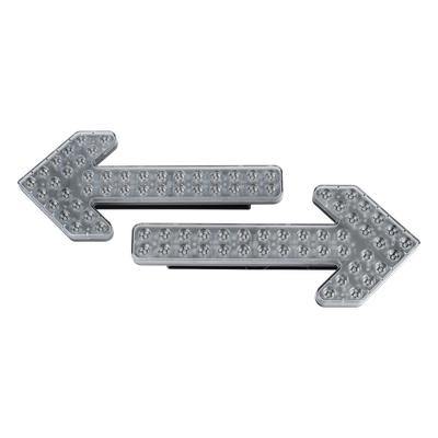 Flecha Directora de Tráfico LED / 24 Pulgadas / 240 LED / Color Ámbar / 35 Patrones de Destello / 12-24 VCC / -30°C a +50°C