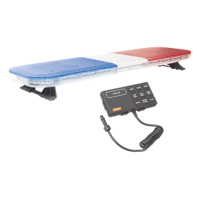 Barra de Luces LED / 47″ / 88 LEDs Hyperlux / Rojo/Azul / Control de Tráfico / IP65 / 12A Máx