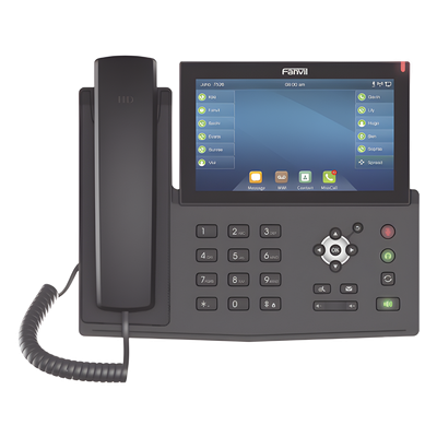 Teléfono IP Empresarial / 20 Líneas SIP / Pantalla Táctil 7