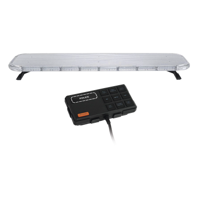 Barra de Luces LED / 46″ (1.17 m) / 132 LEDs 3W / Rojo/Azul/Ámbar/Blanco / 45 Patrones / SAE Class I / -40°C a 70°C