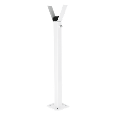 Poste para brazos de barrera / Acero / Altura ajustable / 4 m / 13.1 ft / Compatible universal