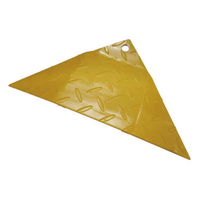 Bisel Final para Picos Ponchallantas / Acero Amarillo / 225 x 480 x 45 mm / 0.74 x 1.57 x 0.15 ft / Compatible 1 m