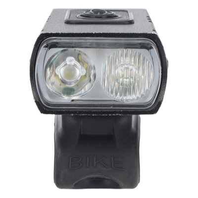 Luz LED Frontal para Bicicleta / 500 Lúmenes / IP67 / Batería Recargable 1200 mAh / Resistencia a Caídas 2 m (6.6 ft) / USB-C / 3 Niveles de Intensidad