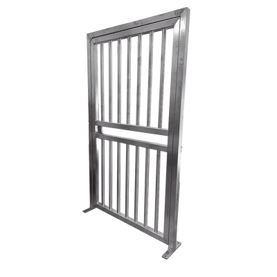Puerta Lateral para Torniquetes / Acero Inoxidable 304 / 1350 x 2316 mm / 4.43 x 7.6 pies / Compatible con Cierres Magnéticos