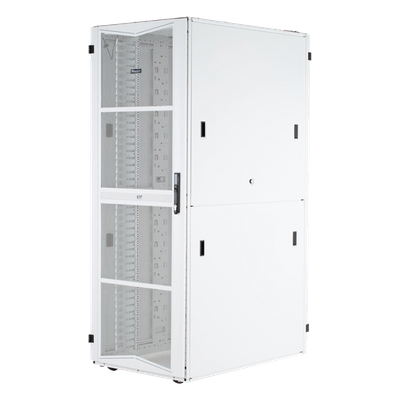 Gabinete para Centros de Datos / 42 UR / 600 mm Ancho / 1070 mm Profundidad (3.5 pies) / Acero / Blanco