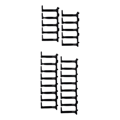 Kit de Dedos para Gestión de Cables / 48 UR / Dedos 100 mm / Montaje LH/RH / Color Negro