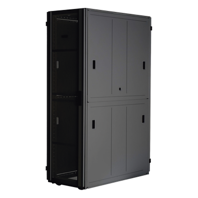 Gabinete para Centros de Datos / 42 UR / 800 mm Ancho / 1070 mm (3.5 ft) Profundidad / Acero Soldado / Ventilación 80% Perforada / Carga Estática 1588 kg (3500 lb)