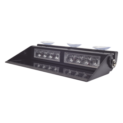 Luz de Advertencia para Interior / 8 LED Gen III / 22 Patrones de Destello / Montaje por Succión / 12 VCC 2 A