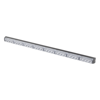 Barra de Luz de Advertencia / 8 Módulos / 32 LED Gen III / Ámbar / 75 cm / 10-16 VCC / 3 A Máx.