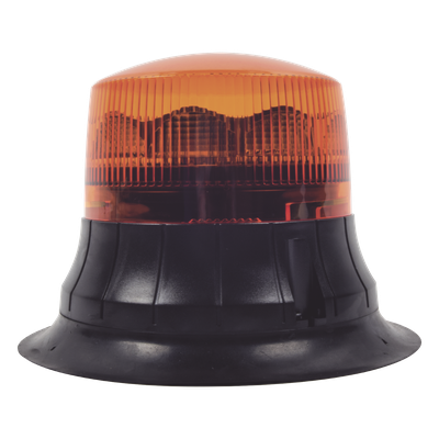 Burbuja LED de Señalización / 9 LEDs de Alta Intensidad / Ámbar / IP65 / Montaje Magnético / 12 VCC