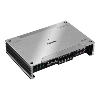 Amplificador Clase D Marino / 5 Canales / 1600 W Máxima / Hi-Res Audio / Resistente a Niebla Salina / Conexión Unilateral