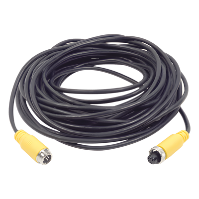 Cable Extensor para Videovigilancia Móvil / 3 m (9.8 ft) / Conector Aviación 6 Pines / Transmisión Triple / Uso Vehicular
