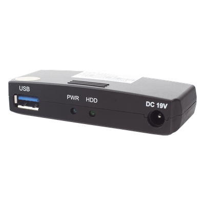 Lector Externo de Disco Duro / USB 3.0 200 Mbps / USB 2.0 40 Mbps / Aluminio / -10°C a 70°C / 12VDC 1A