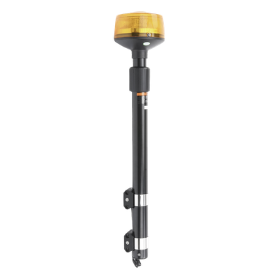Luz Telescópica LED / 27 W / 25 Patrones de Destello / 10-30 VDC / Longitud Ajustable 64-104 cm (25.2-40.9 in) / IP65