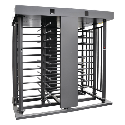 Torniquete de Cuerpo Completo / 4 Ejes de Seguridad / Rotación 90° / 30 Personas por Minuto / Interior/Exterior / 110 VCA / Acero al Carbón con Pintura Gris