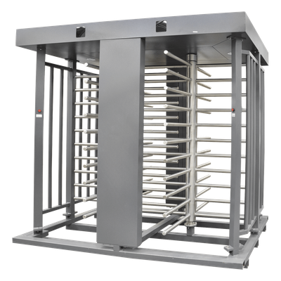 Torniquete de Cuerpo Completo / Doble / 30 Personas/min / Interior/Exterior / Acero Inoxidable 304 / Techo Integrado / -20 a 50°C / 110 VCA