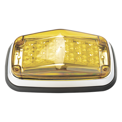 Luz de Advertencia / 8 x 4 in / Ámbar / IP67 / 12-30 VCC / SAE J595 / ECE R65