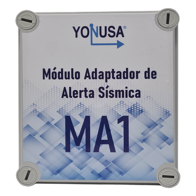 Módulo Adaptador para Alerta Sísmica / Fuente 13.5VDC 2A / Respaldo 7 Días / Entrada AC 127/220V / Conector 3.5 mm