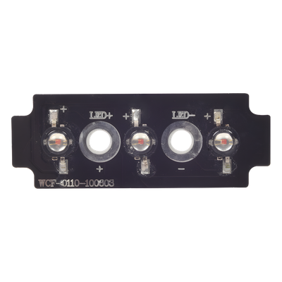 Tablilla de reemplazo / 12 LED azules / 11 patrones de destello / 31.5 x 3.5 cm / 10-16 VCD