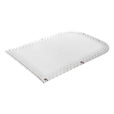 Domo lateral de reemplazo / Policarbonato transparente / Compatible X67A / Resistente UV e impactos