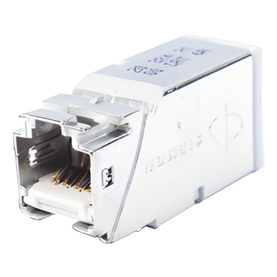 Conector Blindado para Patch Panel / Cat6A / 22-26 AWG / 19-inch Rack / -10 a 60 °C / 14 a 140 °F