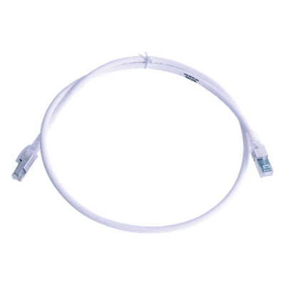 Patch Cord Cat6A S/FTP / CM/LS0H / 0.91 m (3 Pies) / Blindaje Total / Ultra Delgado / Sin Halógenos