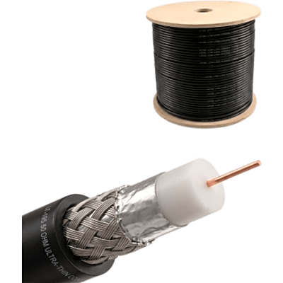 Rollo de 100 Metros de LP195 de 50 Ohms | Cable Coaxial Profesional