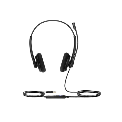 Diadema USB Profesional / Dual / Certificación Microsoft Teams / Audio de Banda Ancha / Micrófono Unidireccional / Controlador LED