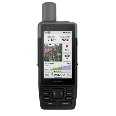 Navegador GPS Portátil / Pantalla Táctil 3.5″ / Multibanda GNSS / IP67 y MIL-STD-810 / Batería 840 h / Memoria 64 GB / Wi-Fi y Bluetooth