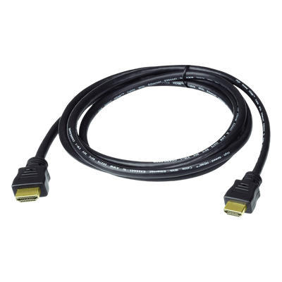 Cable HDMI / True 4K 4096×2160 @60Hz / Ethernet integrado / 2 m (6.6 ft) / 30 AWG / Conectores dorados