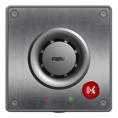 Intercom IP para Exterior / Cámara 4 Megapixel (1080p) / HDR e Iluminación IR / Altavoz 5W y Doble Micrófono con Reducción de Ruido / Panel Acero Inoxidable y Cuerpo Aluminio / IP66 e IK10 / PoE+ / 2 Líneas SIP
