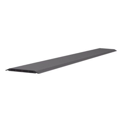 Canaleta de Piso / 4 Vías / PVC Rígido / 6 ft (1.83 m) de Largo / 176 mm de Ancho / Capacidad 907 kg / UL94V-0 / Color Negro