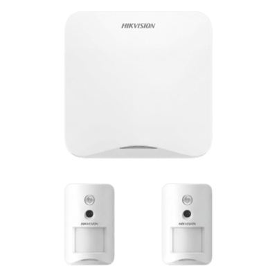Kit de Alarma Inalámbrico / Wi-Fi 2.4 GHz y GSM 3G/4G / 16 Zonas Configurables / 2 Cámaras PIR con Verificación Visual / Alcance Radio 1200 m / Inmunidad Mascotas 24 kg