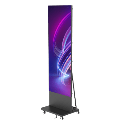 Poster LED de Piso / Pixel Pitch 1.8 mm / 600 cd/m² / Refresco 3840 Hz / Modular Expansible / Case de Transporte