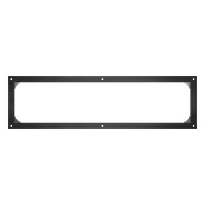 Montaje de Pared para 2 Paneles LED / Aluminio / Interior / Diseño 1×2 / 4 kg / Compatible MWF, GWF, CWF, ZWDB